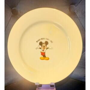 Disney Parks Mickey Mouse Club 1955 Mickey's Great Moments 8" Dessert Plate